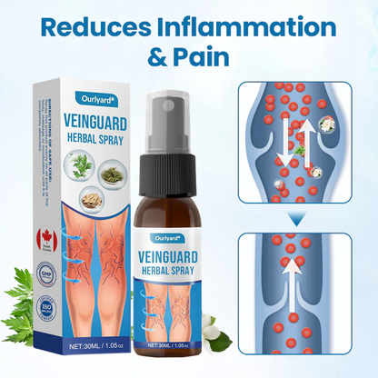 💪Ourlyard® VeinGuard Herbal Spray-✅ Clinically proven to eliminate varicose veins in just 7 days! (🔥Limited Time 80% OFF🔥)