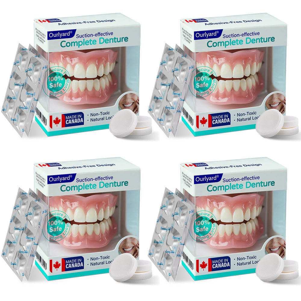 🦷4 Sets🦷+ 24 Denture Cleaning Tablets