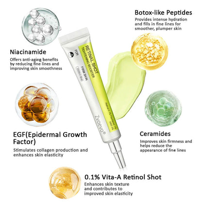 ‼️Last Day Promotion 70% OFF‼️Zvoevo® VitaBotox and Retinol Firming Elixir | Reduces Marionette Lines, Nasolabial Folds, Deep Wrinkles & Loss of Firmness | Targets Age Spots & Uneven Skin Tone | Dermatologically Tested & Made in Canada